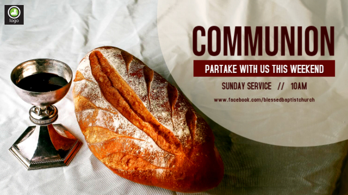 Church Communion Service Template | PosterMyWall