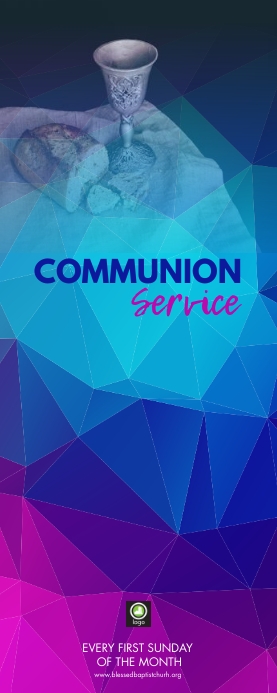 Communion Roll Communion Service Template | PosterMyWall