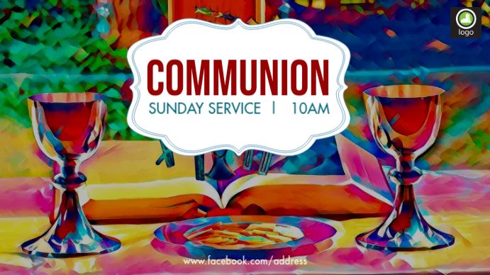 Communion Service Templat | PosterMyWall