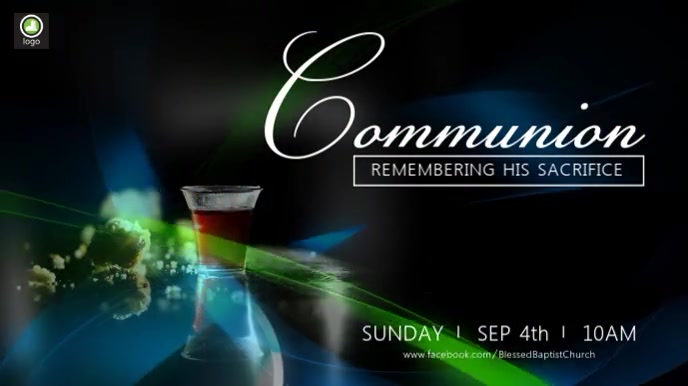 Copy of Communion Service Video | PosterMyWall