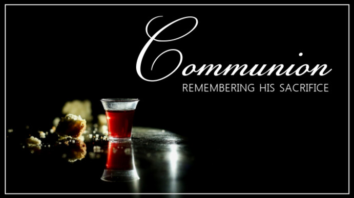 Communion Slide Template | PosterMyWall