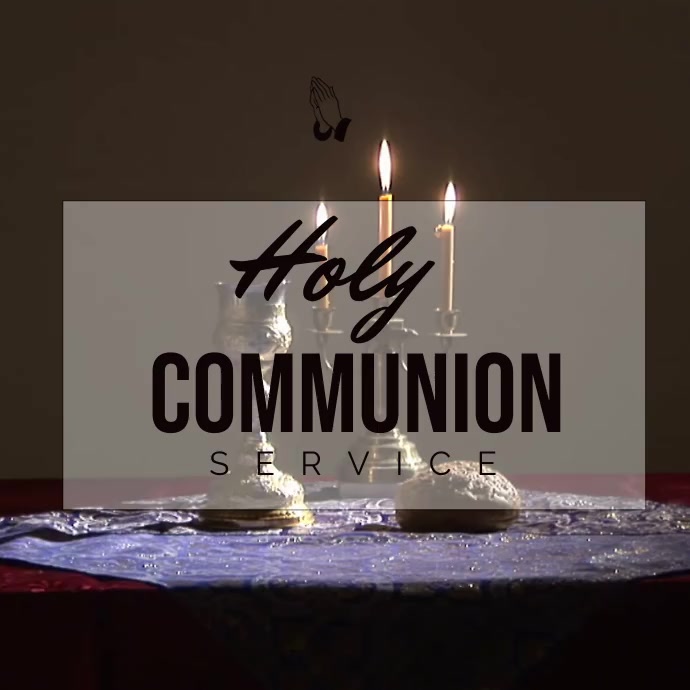 communion sunday service Template | PosterMyWall