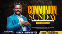 communion sunday service Template | PosterMyWall