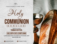 communion sunday service Template | PosterMyWall