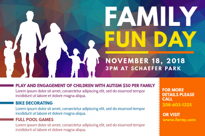 Image 10 for Family Day Flyer Template