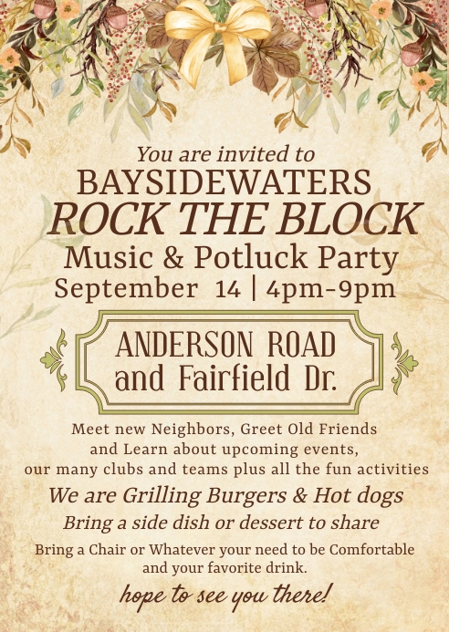 Community Event Invitation Samples