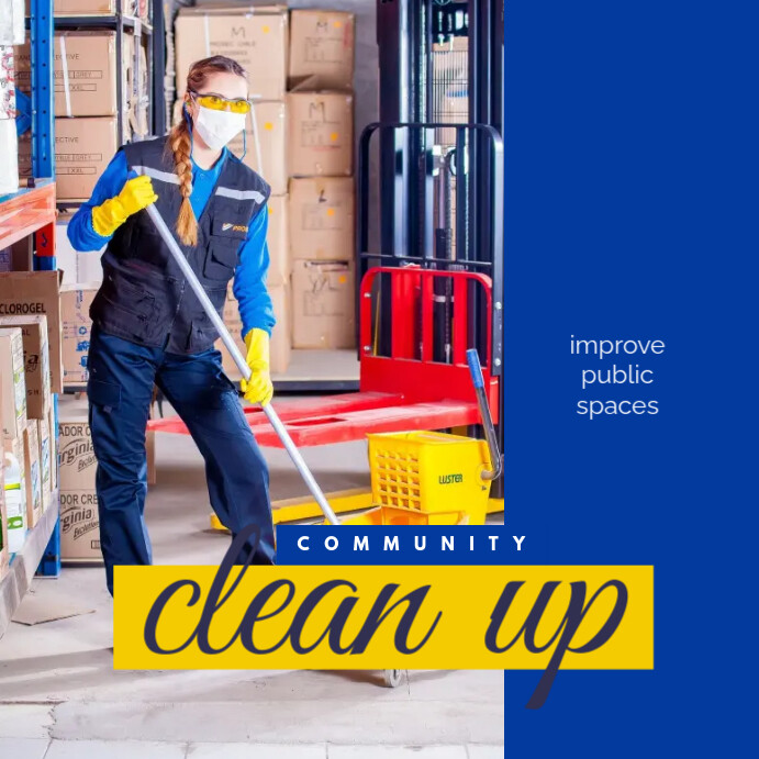 Community Clean Up Template | PosterMyWall