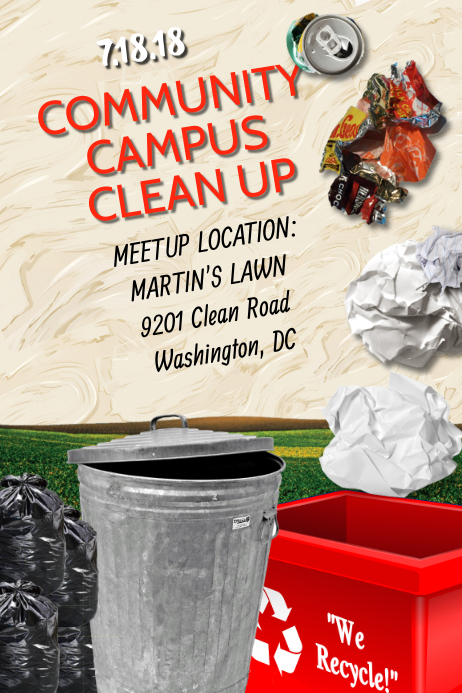 Community Cleanup | PosterMyWall