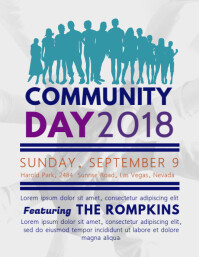 Create Community Day Flyers In Minutes Postermywall