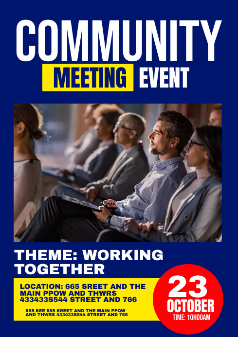 community Template | PosterMyWall