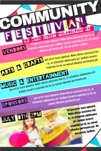 Community Festival Examples Community Festival Template | PosterMyWall
