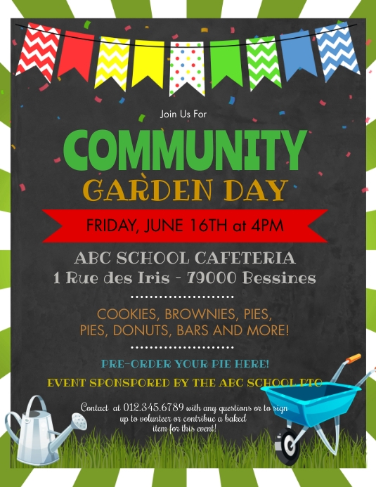 Copy of Community Garden Flyer Template PosterMyWall