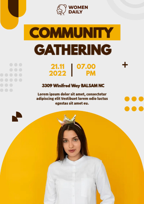 Community Gathering Ads Template | PosterMyWall