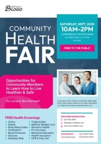 Community Health Fair Video Template A4
