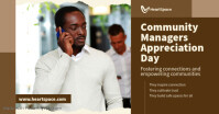 Community Manager Appreciation Day Cover Immagine condivisa di Facebook template