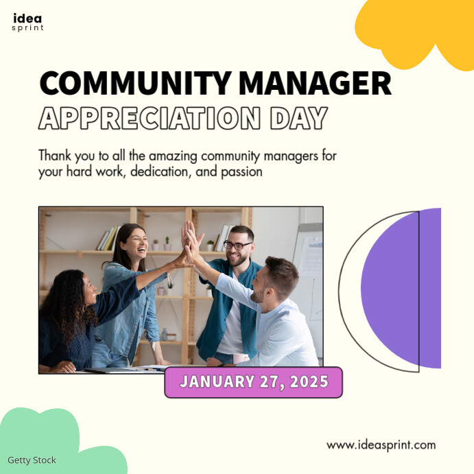 Community Manager Appreciation Day Insta Instagram Post template