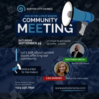 Community Meeting Instagram Post template