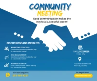 Community Meeting Medium Rectangle template