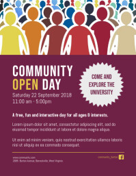 Create Community Day Flyers In Minutes Postermywall