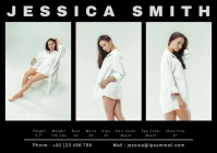 Comp Card A5 template