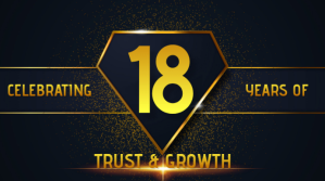 Company Anniversary Badge Banner Zdjęcie tytułowe kanału na YouTube template