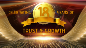 Company Anniversary Badge Banner Zdjęcie tytułowe kanału na YouTube template