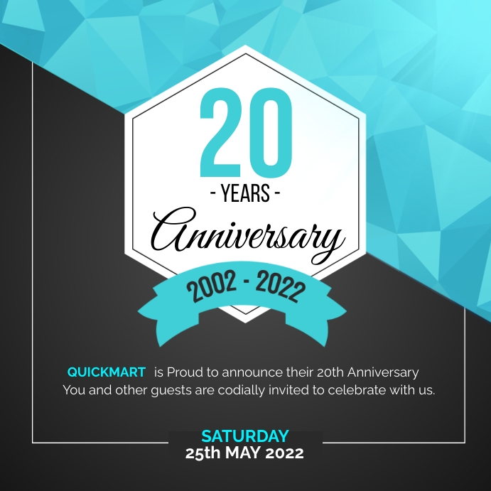 Company Anniversary Template PosterMyWall Company Anniversary Template PosterMyWall