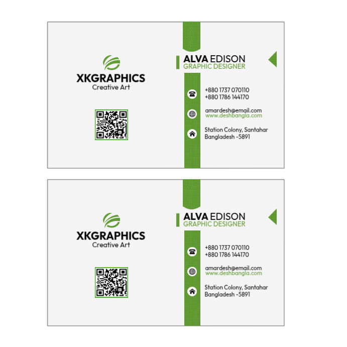 Company Business Calling Card Design Template | PosterMyWall