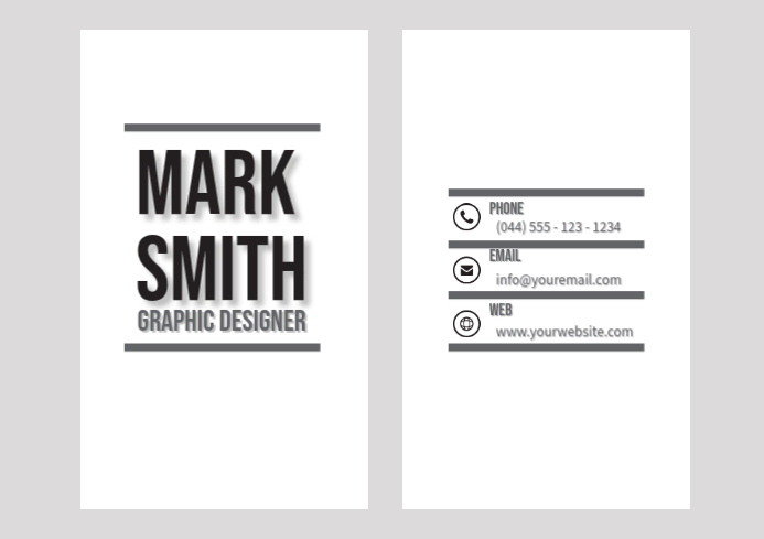 Company Business Calling Card Template | PosterMyWall