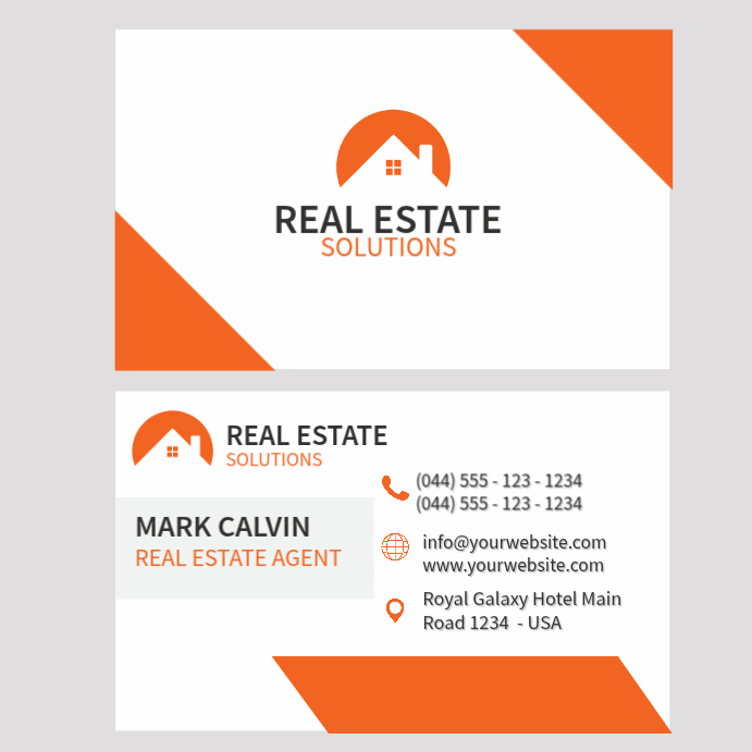 Copy of Company Business Calling Card | PosterMyWall