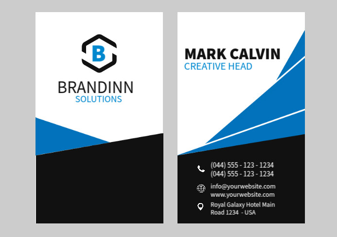 Company Business Calling Card Template | PosterMyWall