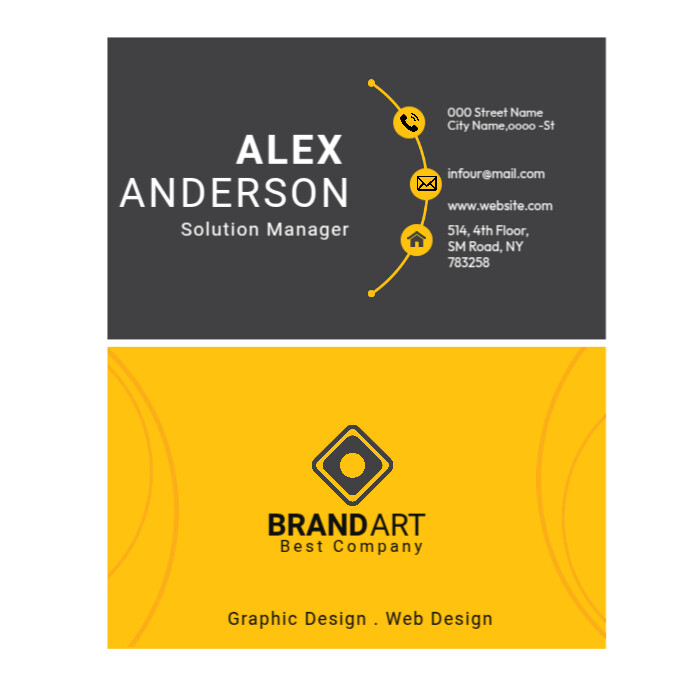 Company Calling Card Template | PosterMyWall