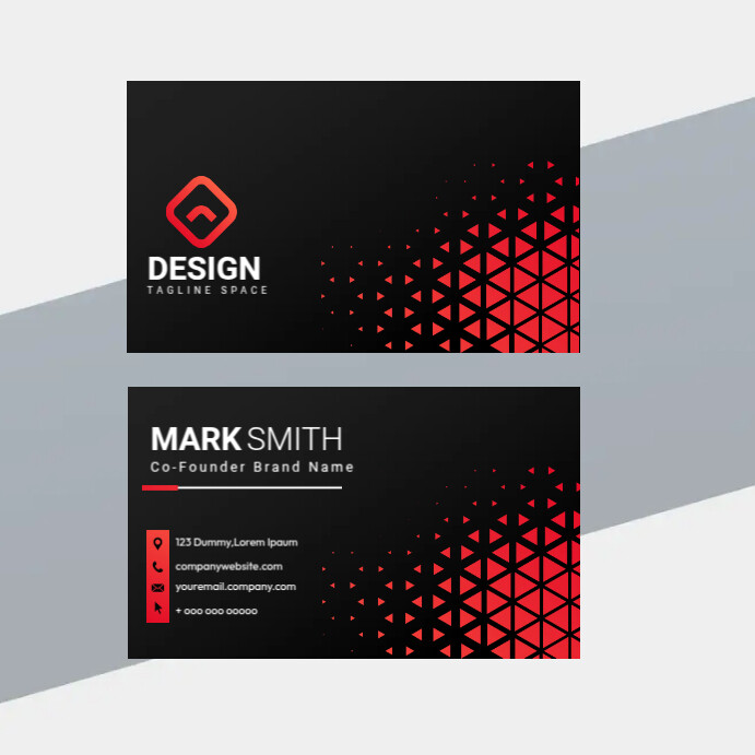 Company Calling Card Template | PosterMyWall