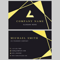 Company Card Design Template | PosterMyWall