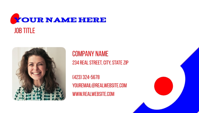 Company Contact Card Template | PosterMyWall
