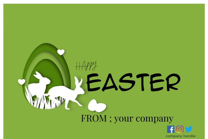 COMPANY EASTER Template | PosterMyWall