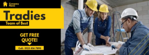 Black Construction Services Facebook Cover Photo Template