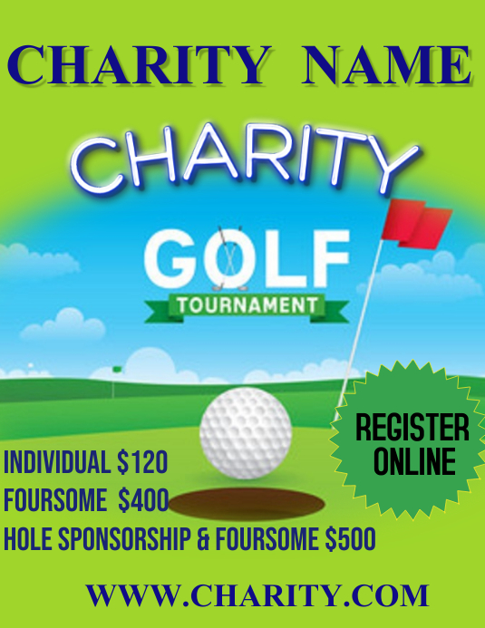 GOLF OUTING GOLF GOLF CHARITY OUTING Template PosterMyWall