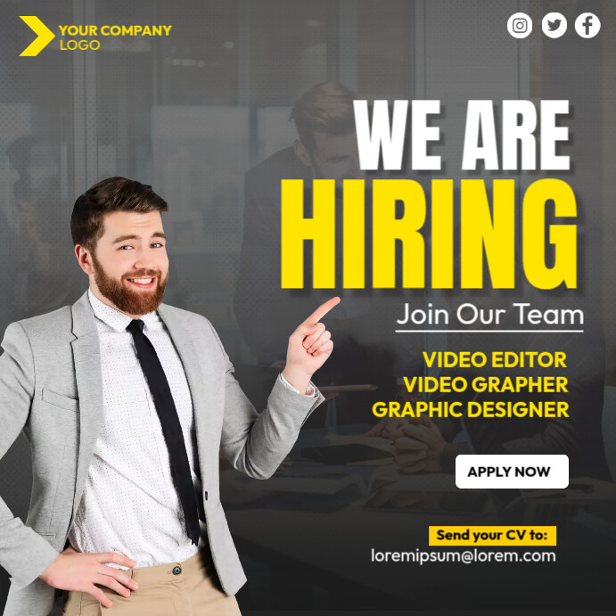 Company Hiring Ads Ithempulethi | PosterMyWall