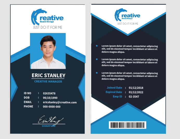 Copy of Company ID Design Template | PosterMyWall
