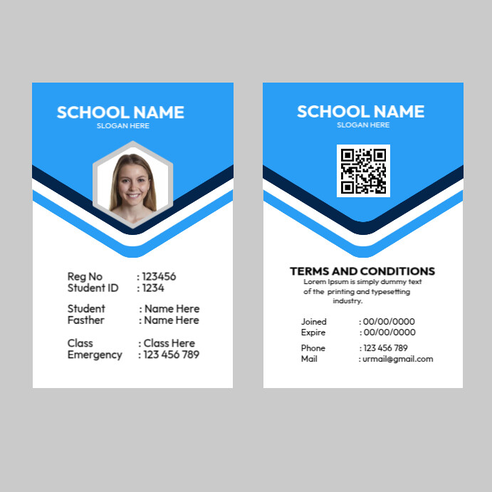 Company ID Template | PosterMyWall