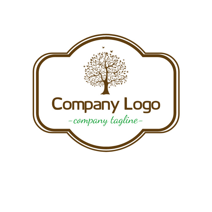 Company logo - nature, learning, kids template