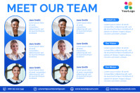 Meet our team template | PosterMyWall