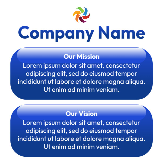 company mission vision Template | PosterMyWall