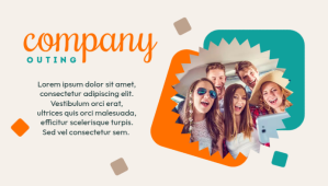 White Company Outing Blog Header Template