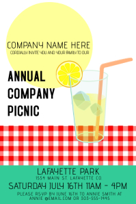 company picnic poster template dd550456bf26fea162fc5b9abfbdf2be