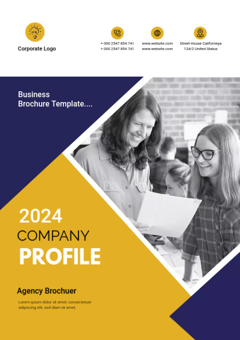 Company Profile Template | PosterMyWall