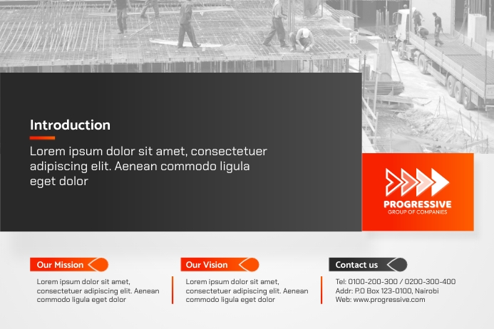 Company profile Template | PosterMyWall