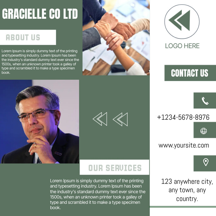 Company profile Template | PosterMyWall