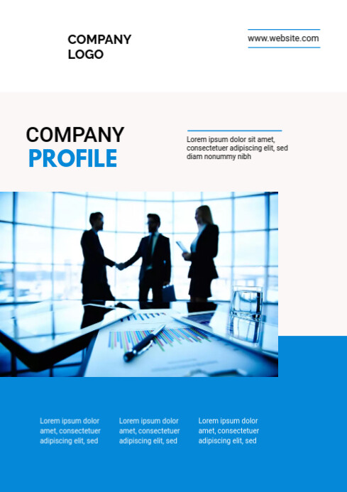 Company Profile Template | PosterMyWall